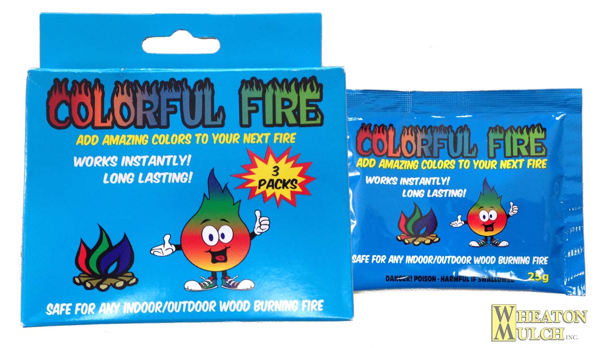 Colorful Fire flame colorant packets