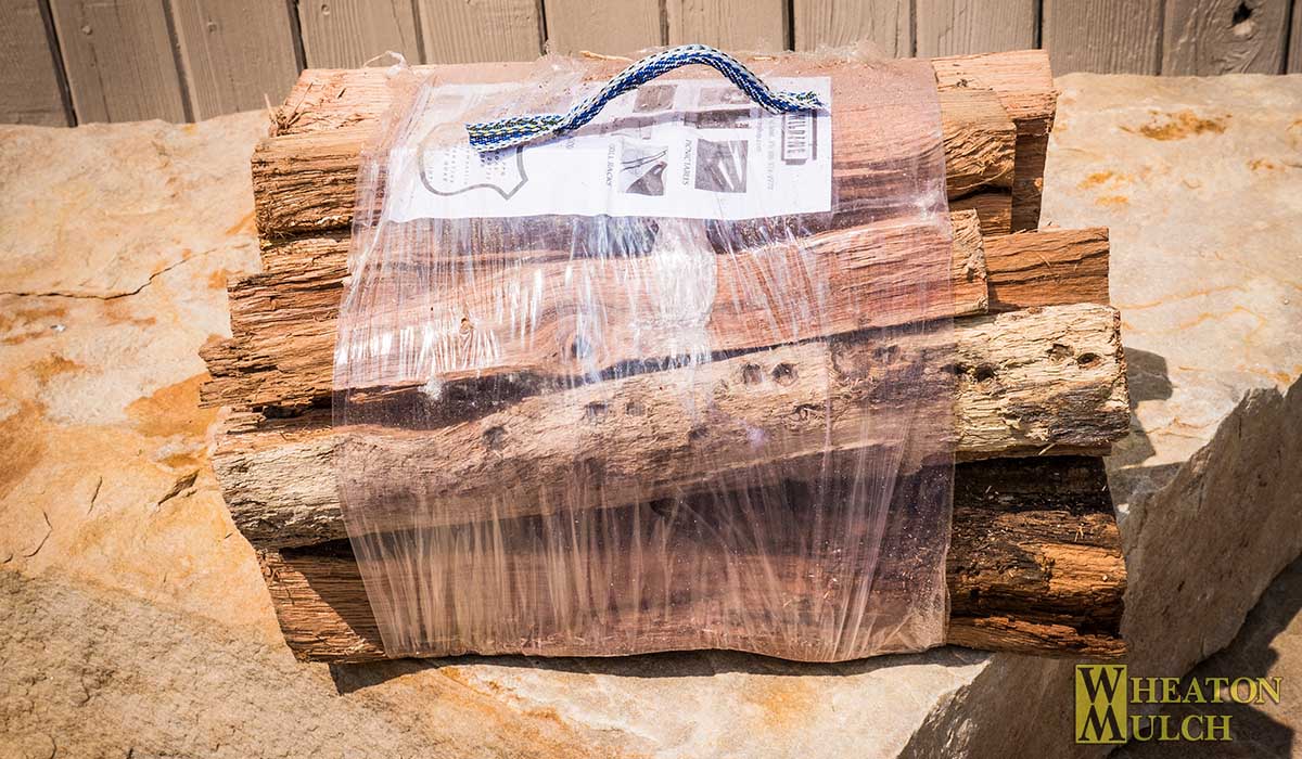Mixed hardwood kiln dried firewood bundle