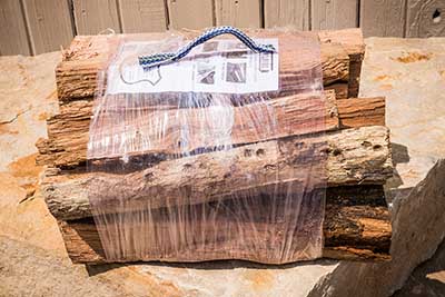 Mixed hardwood firewood bundle