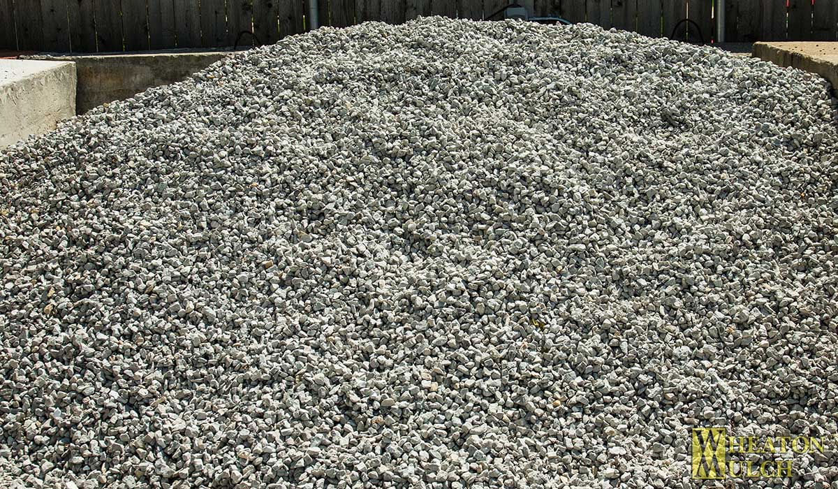 CA-7/11 three quarter inch limestone chips