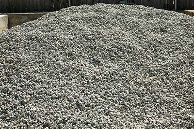 Three quarter inch CA-7/11 limestone chips