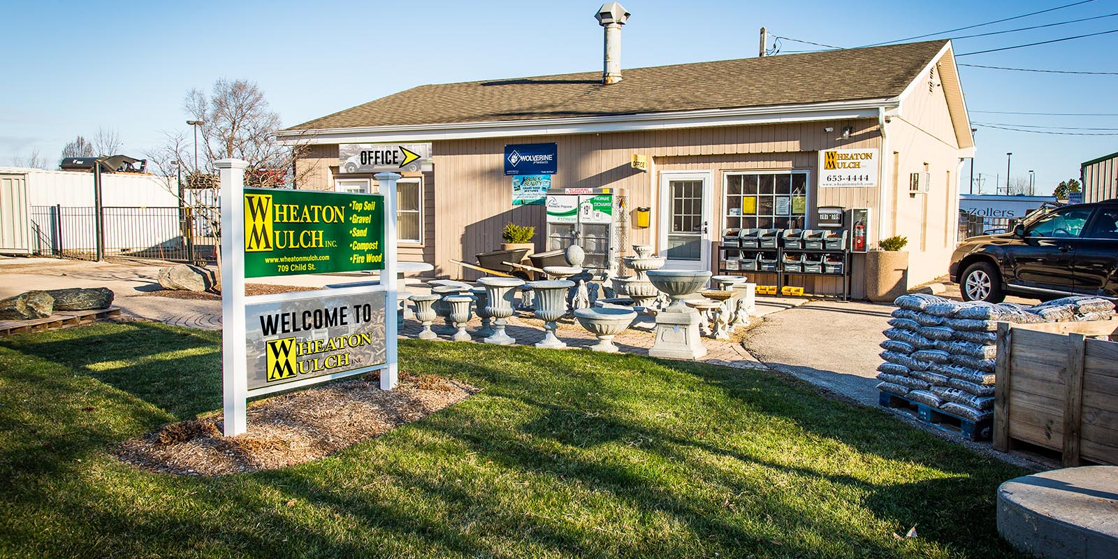 Wheaton Mulch at 709 Childs Street in Wheaton, Illinois